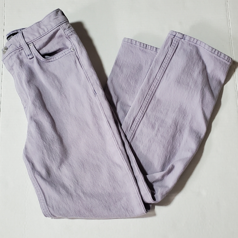 HUDSON REMI straight croppedโ Lilac Womens Size 25 Jeans